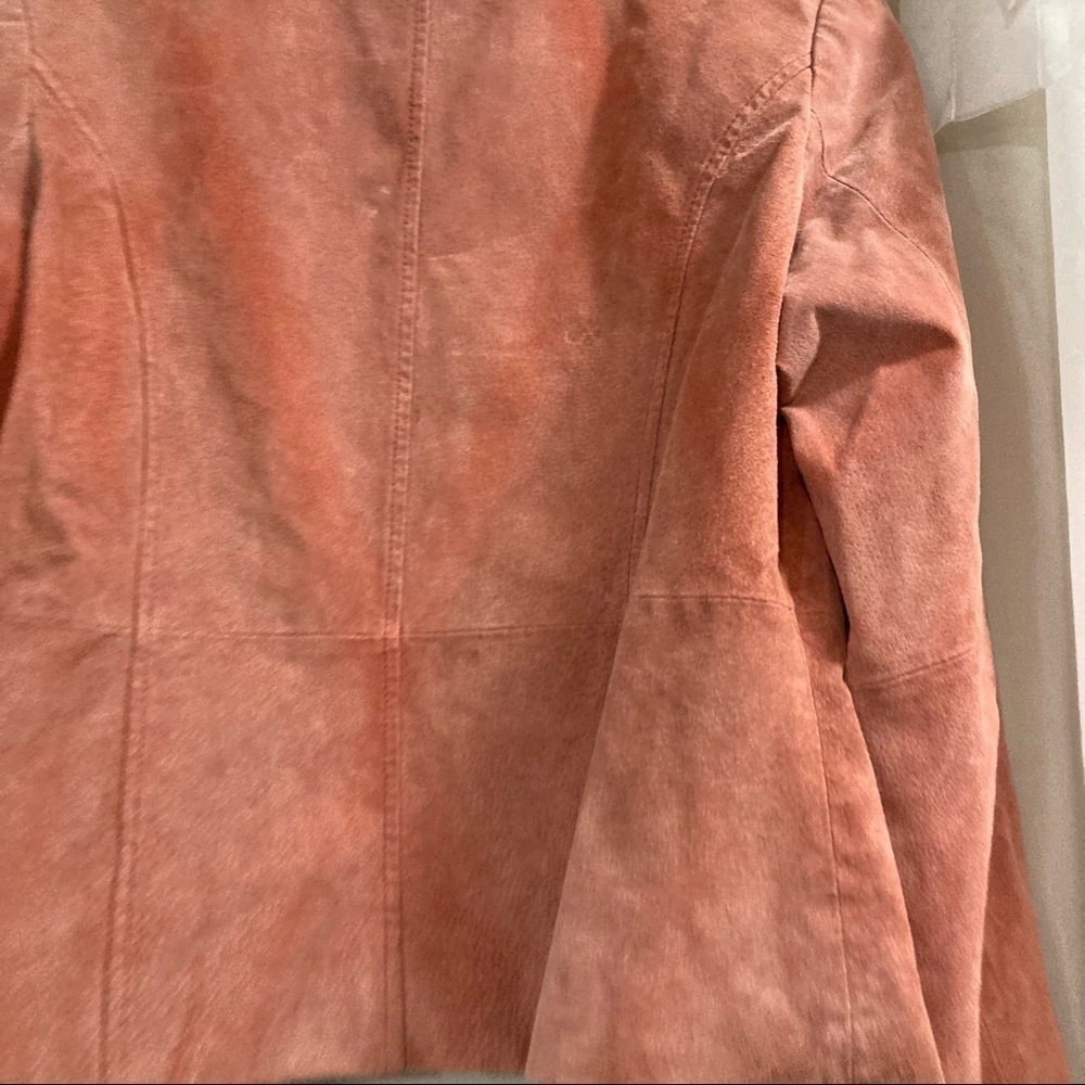 Relativity Suede Leather Shell Jacket - Picture 6 of 8